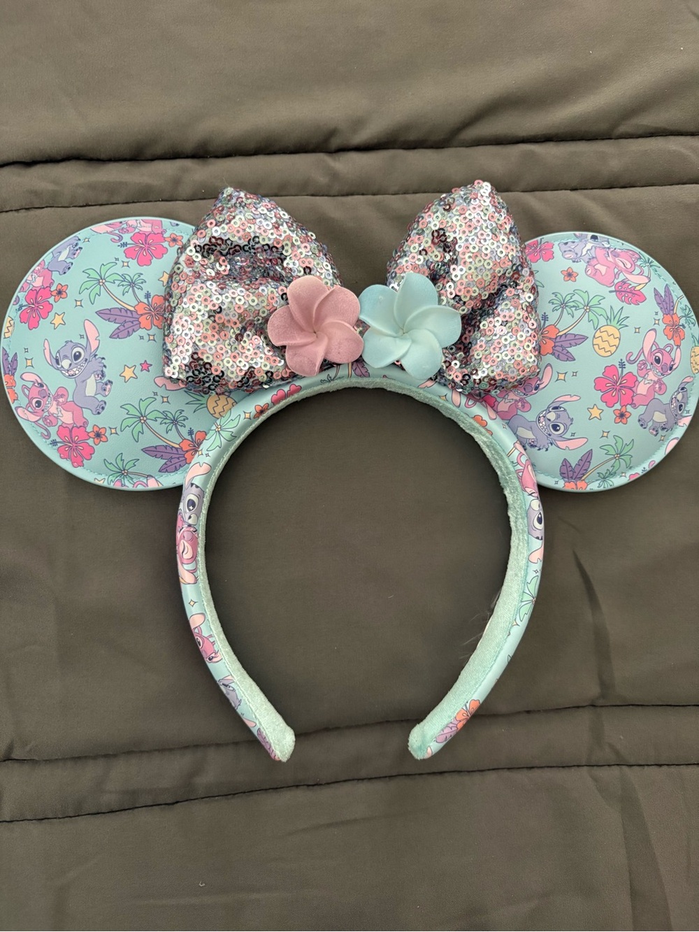 Disney stitch and angel Mickey ears nwot